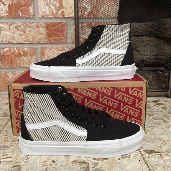 Custom herringbone Vans sneakers, NIB - Picture 3 of 7